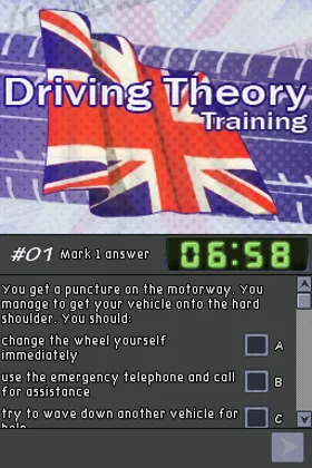 Driving Theory Training (Europe) screen shot game playing